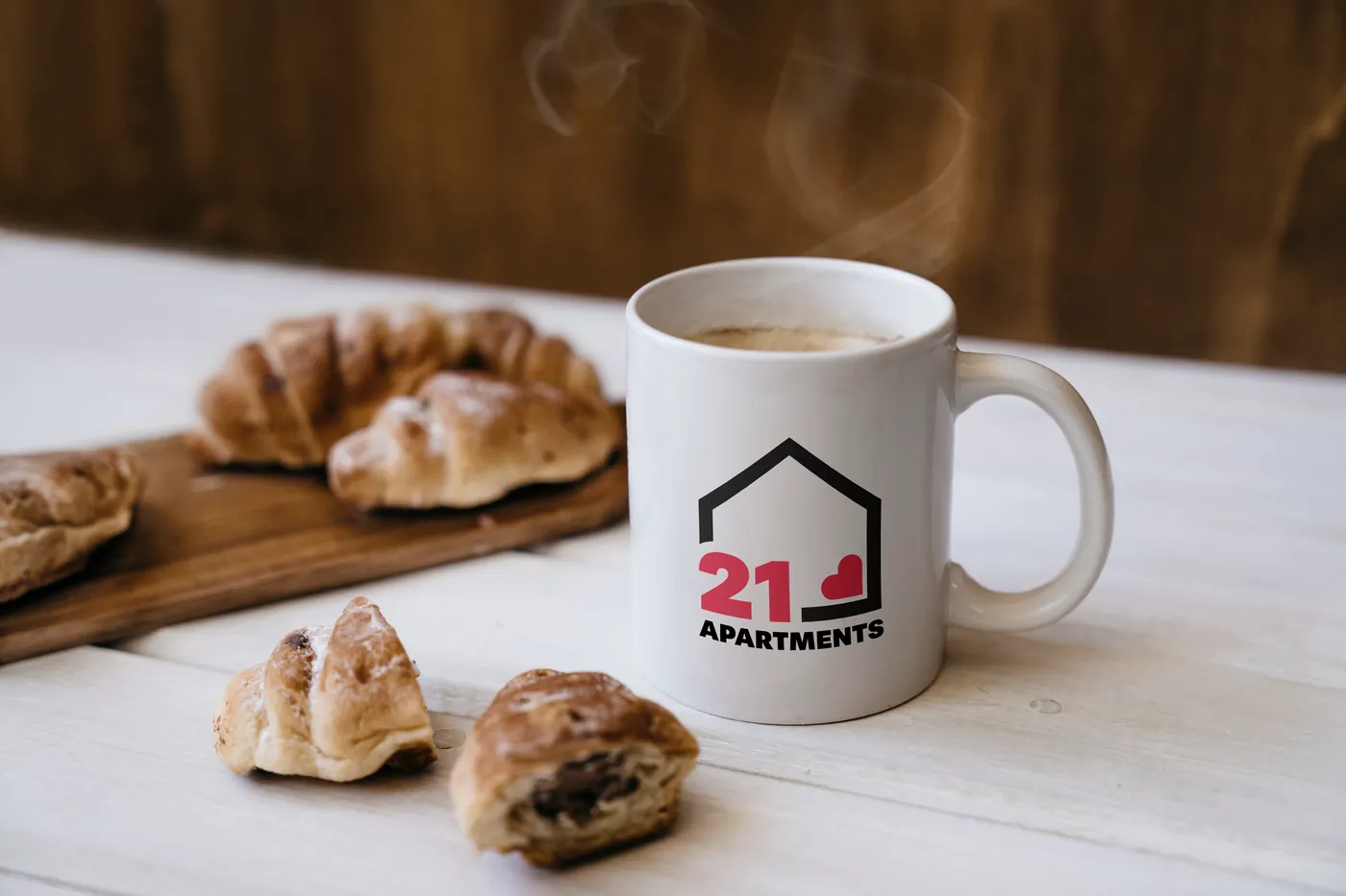 21 Apartments: Logodesign, Markenauftritt