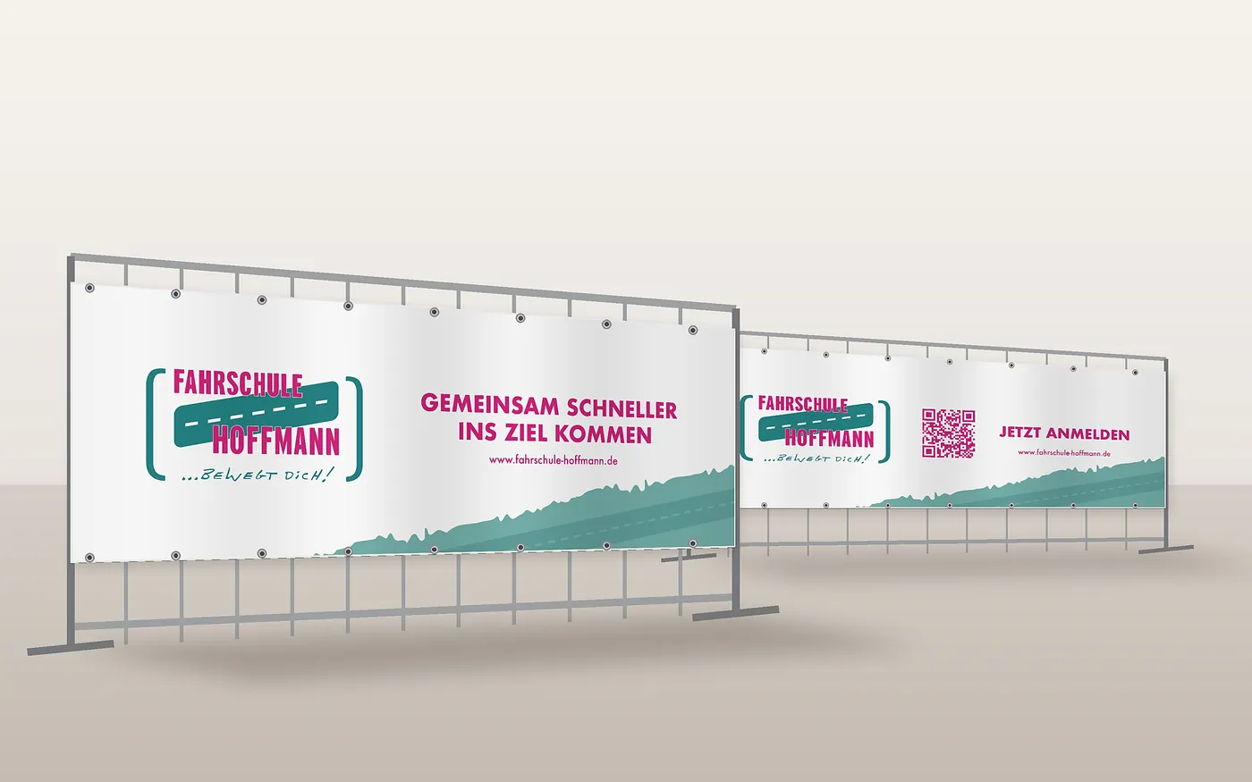 Fahrschule Hoffmann: Print, Außenwerbung, Social Media